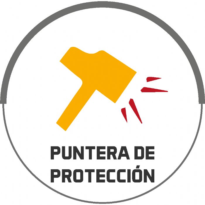 CALZADO CON PROTECCIÓN PUNTERA